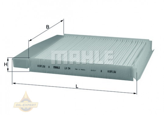 Mahle/knecht Фильтр салона MAHLE/KNECHT LA 54 - Картинка 2