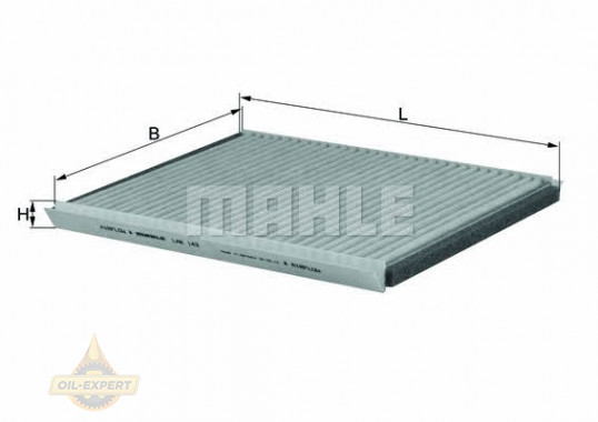 Mahle/knecht Фильтр салона угольный MAHLE/KNECHT LAK 143 - Картинка 3
