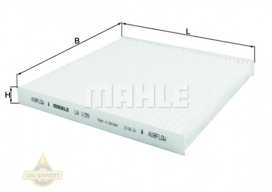 Mahle/Knecht Фильтр салона MAHLE/KNECHT LA 1159 - Картинка 1