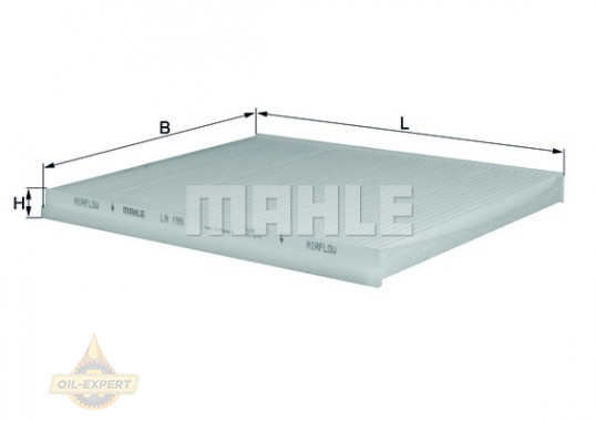 Mahle/Knecht Фильтр салона MAHLE/KNECHT LA 199 - Картинка 2