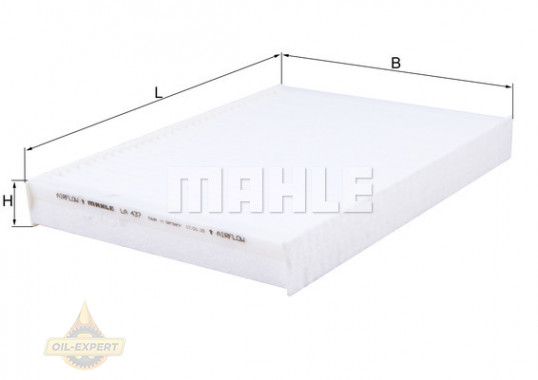 Mahle/Knecht Фильтр салона MAHLE/KNECHT LA 437 - Картинка 2