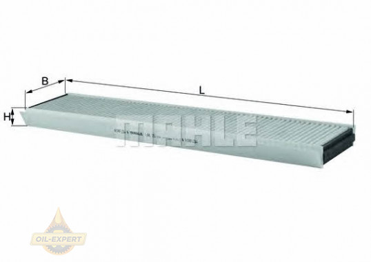 Mahle/Knecht Фильтр салона угольный MAHLE/KNECHT LAK 25 - Картинка 1