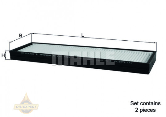 Mahle/Knecht Фильтр салона MAHLE/KNECHT LA 495/S - Картинка 2