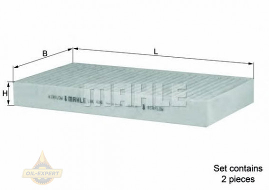 Mahle/knecht Фильтр салона угольный MAHLE/KNECHT LAK 426/S - Картинка 1