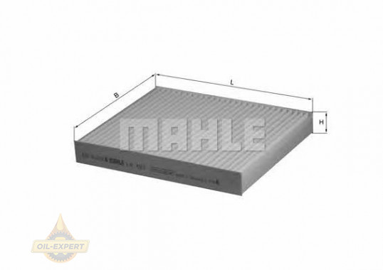 Mahle/Knecht Фильтр салона MAHLE/KNECHT LA 493 - Картинка 1
