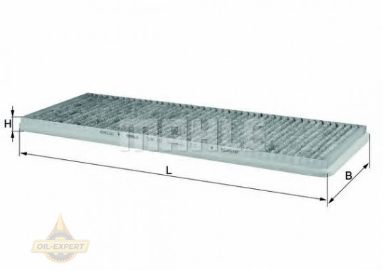 Mahle/knecht Фільтр салону вугільний MAHLE/KNECHT LAK 11 - Заображення 1