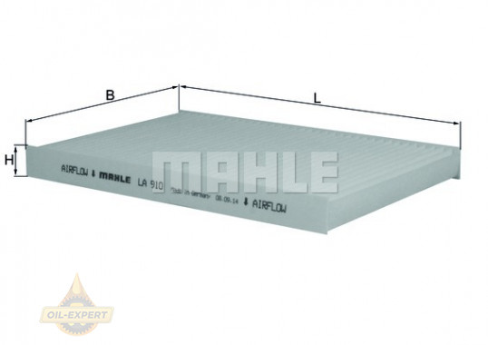 Mahle/Knecht Фильтр салона MAHLE/KNECHT LA 910 - Картинка 2