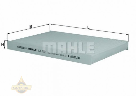 Mahle/Knecht Фильтр салона MAHLE/KNECHT LA 910 - Картинка 1