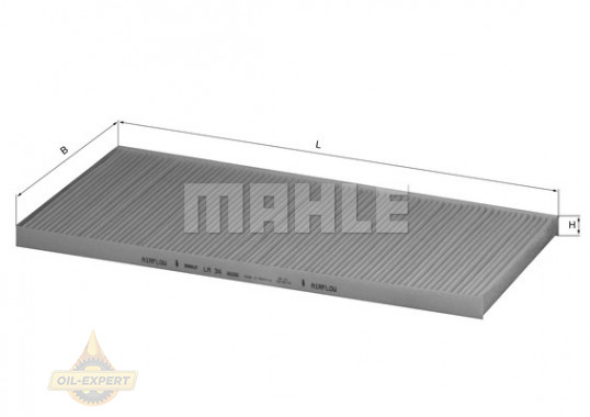Mahle/Knecht Фильтр салона MAHLE/KNECHT LA 34 - Картинка 2