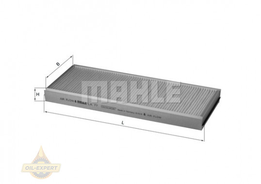 Mahle/Knecht Фильтр салона MAHLE/KNECHT LA 77 - Картинка 2