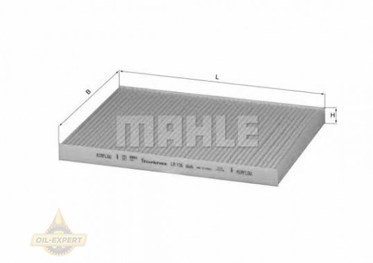 Mahle/Knecht Фильтр салона MAHLE/KNECHT LA 126 - Картинка 1