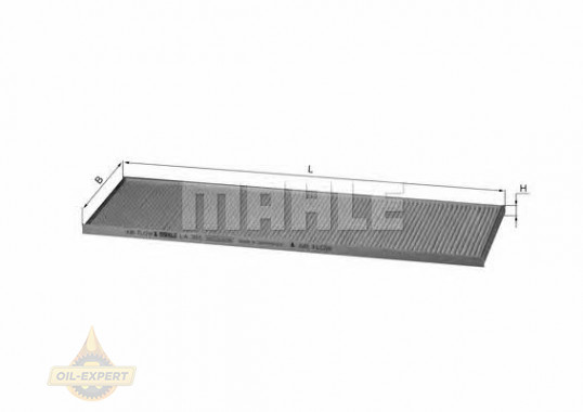 Mahle/Knecht Фильтр салона MAHLE/KNECHT LA 355 - Картинка 1