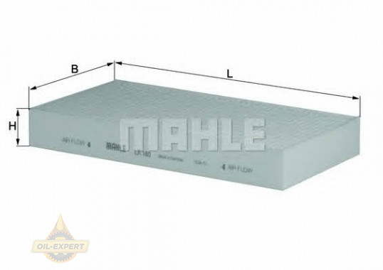 Mahle/Knecht Фильтр салона MAHLE/KNECHT LA 180 - Картинка 1