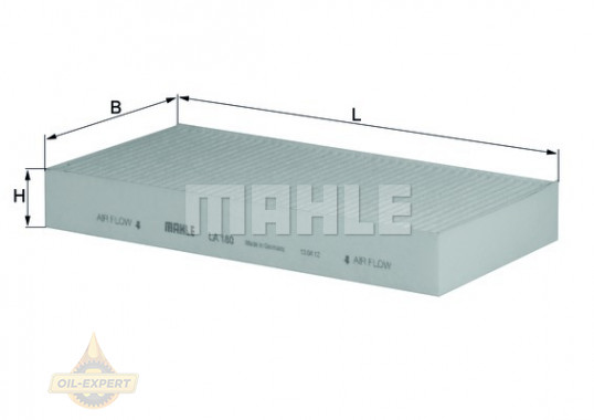 Mahle/Knecht Фильтр салона MAHLE/KNECHT LA 180 - Картинка 2