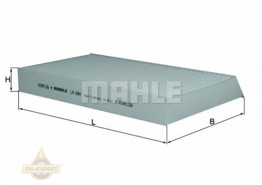 Mahle/Knecht Фильтр салона MAHLE/KNECHT LA 684 - Картинка 1