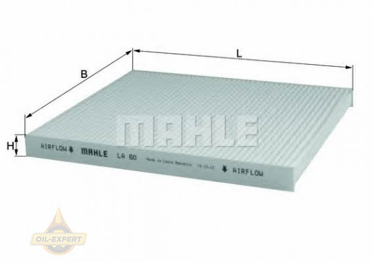 Mahle/Knecht Фильтр салона MAHLE/KNECHT LA 60 - Картинка 1