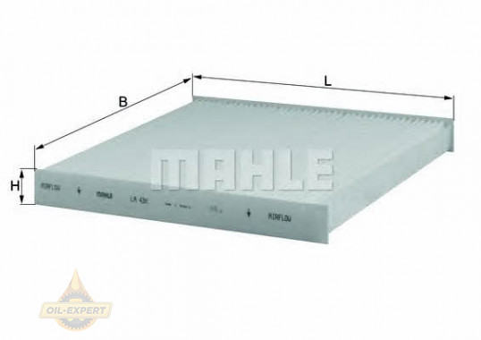 Mahle/Knecht Фильтр салона MAHLE/KNECHT LA 430 - Картинка 1