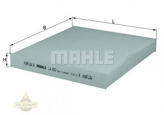 Mahle/Knecht Фильтр салона MAHLE/KNECHT LA 833 - Картинка 1