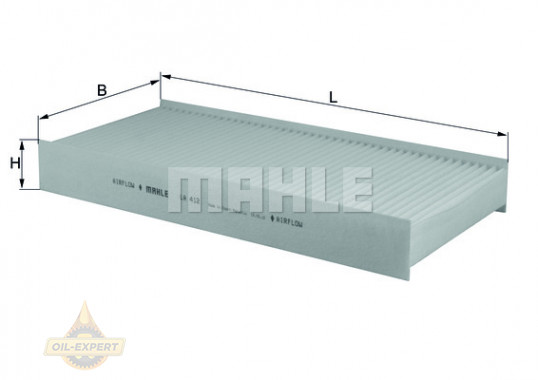 Mahle/Knecht Фильтр салона MAHLE/KNECHT LA 412 - Картинка 2