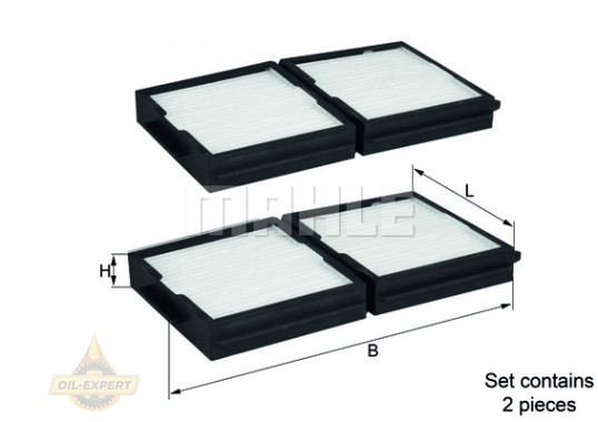 Mahle/Knecht Фильтр салона MAHLE/KNECHT LAG 113/S - Картинка 2