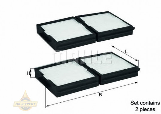 Mahle/Knecht Фильтр салона MAHLE/KNECHT LAG 113/S - Картинка 1