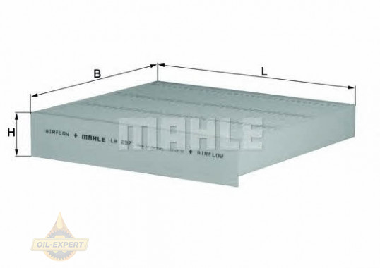 Mahle/Knecht Фильтр салона MAHLE/KNECHT LA 297 - Картинка 1