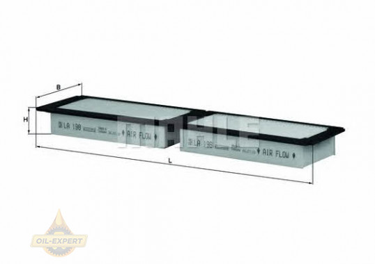 Mahle/Knecht Фильтр салона MAHLE/KNECHT LA 198 - Картинка 1