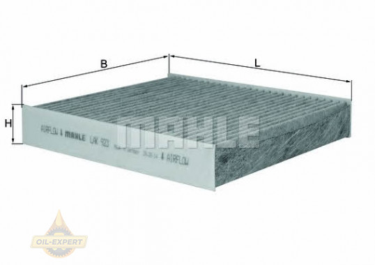 Mahle/knecht Фильтр салона угольный MAHLE/KNECHT LAK 923 - Картинка 1