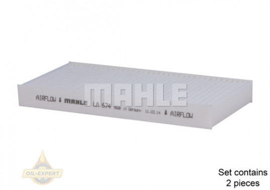 Mahle/Knecht Фильтр салона MAHLE/KNECHT LA 674/S - Картинка 3