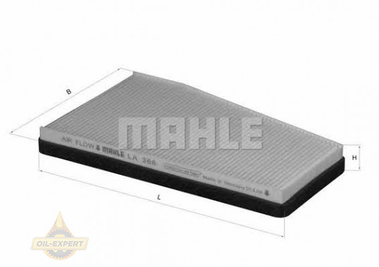 Mahle/Knecht Фильтр салона MAHLE/KNECHT LA 368 - Картинка 1