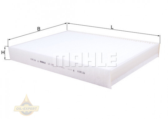 Mahle/knecht Фильтр салона MAHLE/KNECHT LA 1185 - Картинка 2