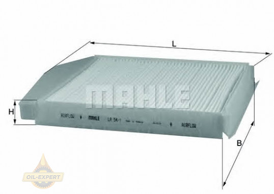 Mahle/Knecht Фильтр салона MAHLE/KNECHT LA 54/1 - Картинка 1