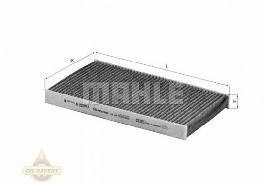 Mahle/knecht Фільтр салону вугільний MAHLE/KNECHT LAK 145 - Заображення 1
