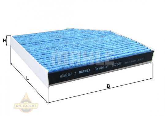 Mahle/knecht Фильтр салона антибактериальный MAHLE/KNECHT LAO 667 - Картинка 3