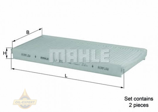 Mahle/knecht Фильтр салона MAHLE/KNECHT LA 235/S - Картинка 1