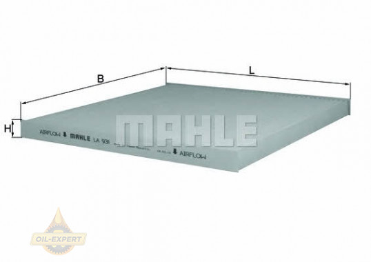 Mahle/Knecht Фильтр салона MAHLE/KNECHT LA 931 - Картинка 1