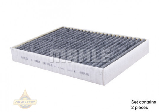 Mahle/knecht Фільтр салону вугільний MAHLE/KNECHT LAK 675/2/S - Заображення 3