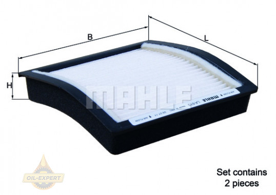 Mahle/Knecht Фильтр салона MAHLE/KNECHT LA 615/S - Картинка 2