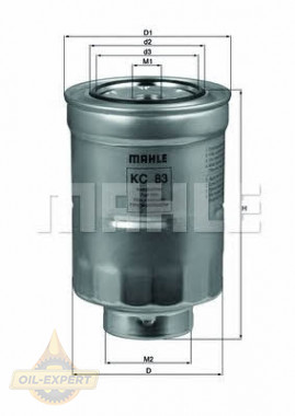 Mahle/knecht Фильтр топливный MAHLE/KNECHT KC 83D - Картинка 1
