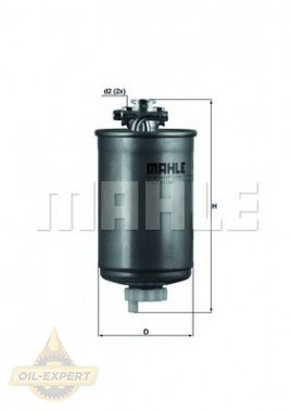 Mahle/Knecht Фильтр топливный MAHLE/KNECHT KL 75 - Картинка 2