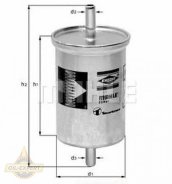 Mahle/knecht Фільтр паливний MAHLE/KNECHT KL 2 - Заображення 1