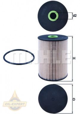 Mahle/knecht Фильтр топливный MAHLE/KNECHT KX 228D - Картинка 2