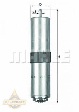 Mahle/knecht Фильтр топливный MAHLE/KNECHT KL 763D - Картинка 1