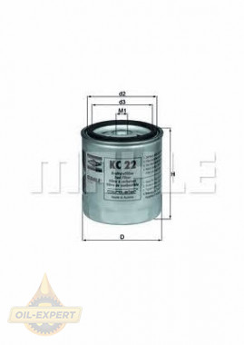 Mahle/knecht Фильтр топливный MAHLE/KNECHT KC 22 - Картинка 1
