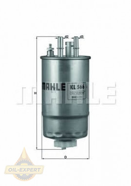 Mahle/Knecht Фільтр паливний MAHLE/KNECHT KL 566 - Заображення 1