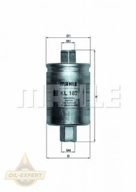 Mahle/knecht Фильтр топливный MAHLE/KNECHT KL 182 - Картинка 1