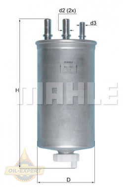 Mahle/knecht Фильтр топливный MAHLE/KNECHT KL 781 - Картинка 2