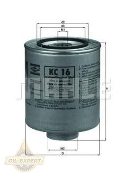 Mahle/knecht Фильтр топливный MAHLE/KNECHT KC 16 - Картинка 1