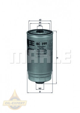 Mahle/knecht Фильтр топливный MAHLE/KNECHT KC 199 - Картинка 2