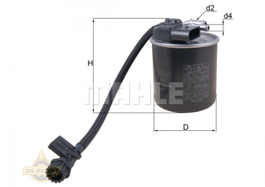 Mahle/knecht Фильтр топливный MAHLE/KNECHT KL 947 - Картинка 2